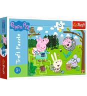 Puzzle 30 Świnka Peppa Leśna wyprawa TREFL