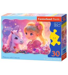 Puzzle 30 Princess with Unicorn