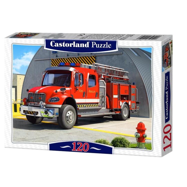 Puzzle 120 Wóz strażacki CASTOR