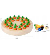 Gra Marchewki – drewniane memory Norimpex