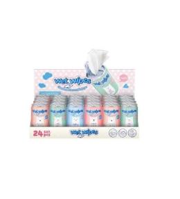 Chusteczki nawilżające w puszce Misie 30szt(24szt)