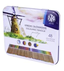 Kredki ołówkowe Prestige 48 kolorów ASTRA