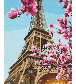 Malowanie po numerach 40x50cm - Wieża Eiffla