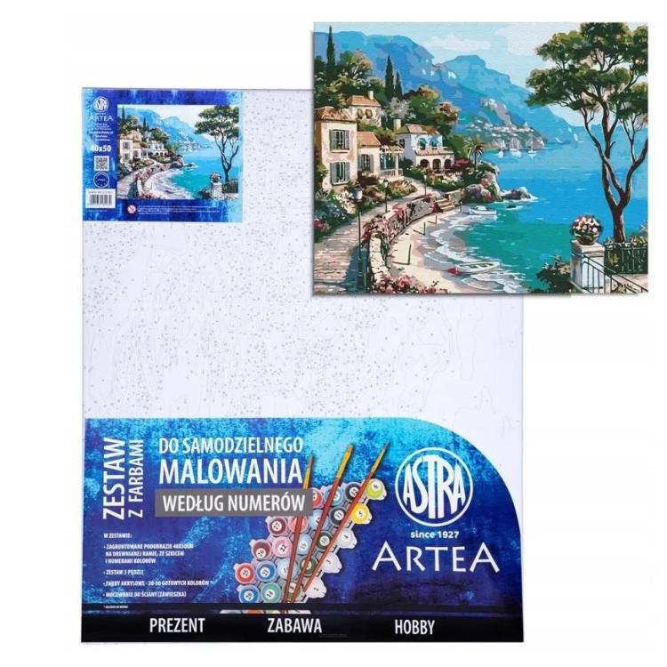 Malowanie po numerach 40x50cm Włoskie wakacje