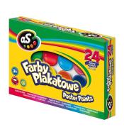 Farby plakatowe 24 kolory 20ml AS