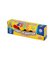 Farby plakatowe 12 kolorów 20ml ASTRA