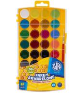 Farby akwarelowe 32 kolory ASTRA