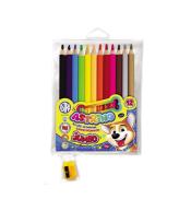 Kredki ołówkowe okrągłe Jumbo 12 kolorów Astrino
