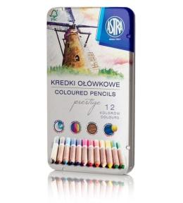 Kredki ołówkowe prestige 12 kolorów  ASTRA