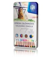 Kredki ołówkowe prestige 12 kolorów  ASTRA