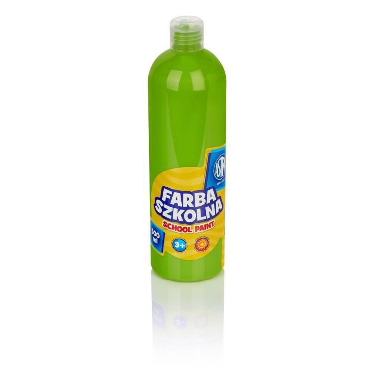 Farba szkolna limonkowa 500ml ASTRA