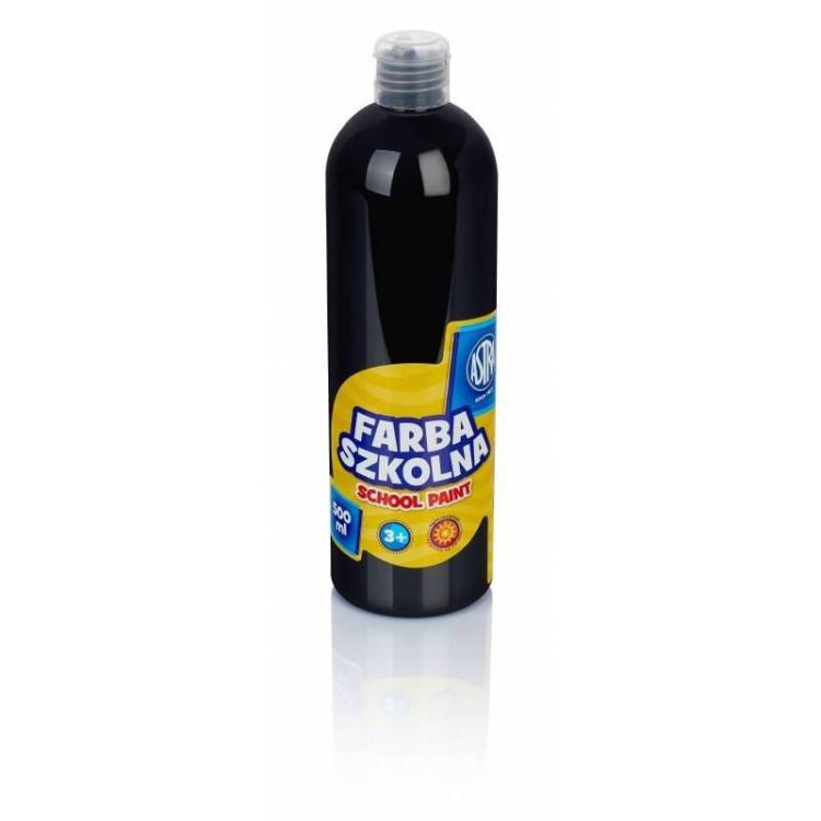 Farba szkolna czarna 500ml ASTRA