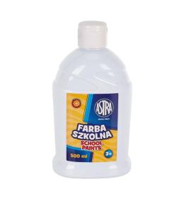 Farba szkolna biała 500ml ASTRA