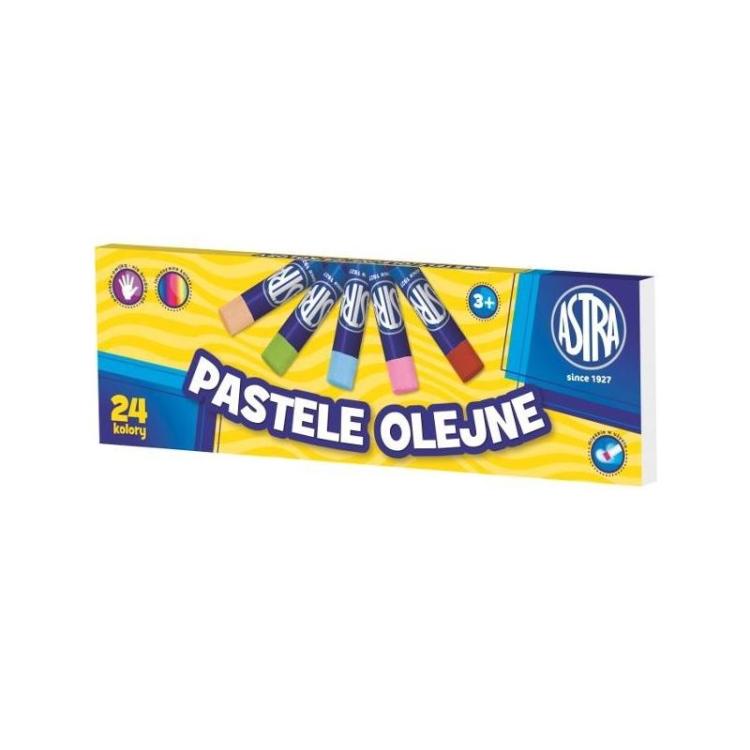 Pastele olejne 24 kolory ASTRA
