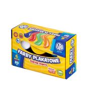 Farby plakatowe 6 kolorów 20ml ASTRA