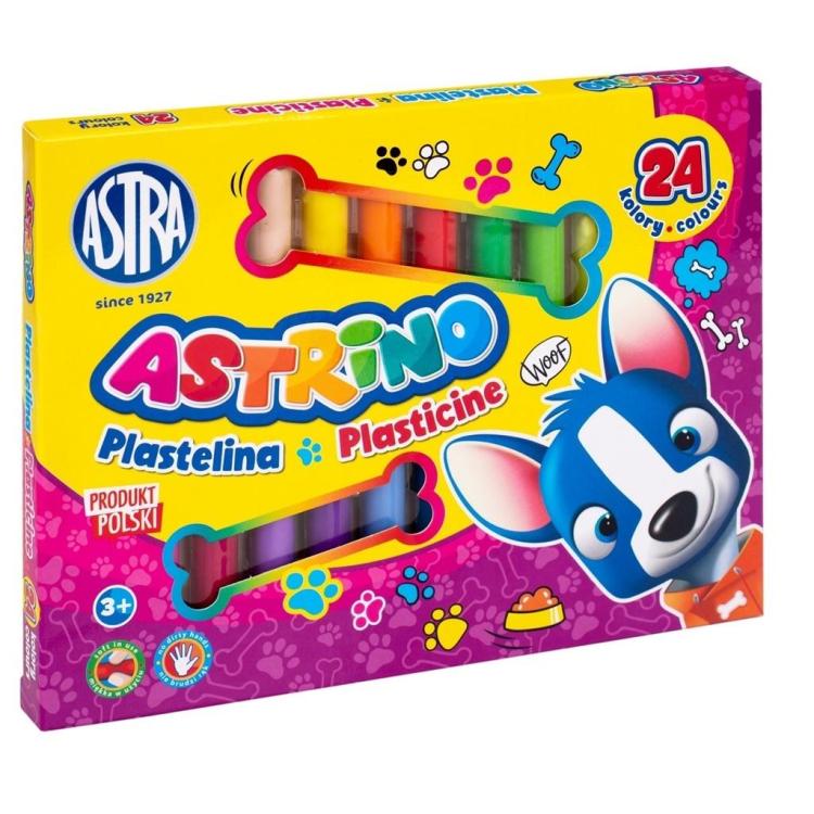 Plastelina 24 kolory Astrino ASTRA