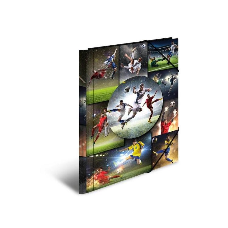 Teczka A4 gumki narożne - Piłkarze