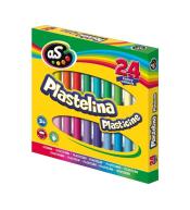Plastelina 24 kolory AS
