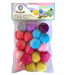 Pompony dekoracyjne 30mm - Wełniane kłębuszki