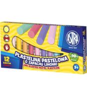 Plastelina pastelowa zapachowa 12 kolorów ASTRA