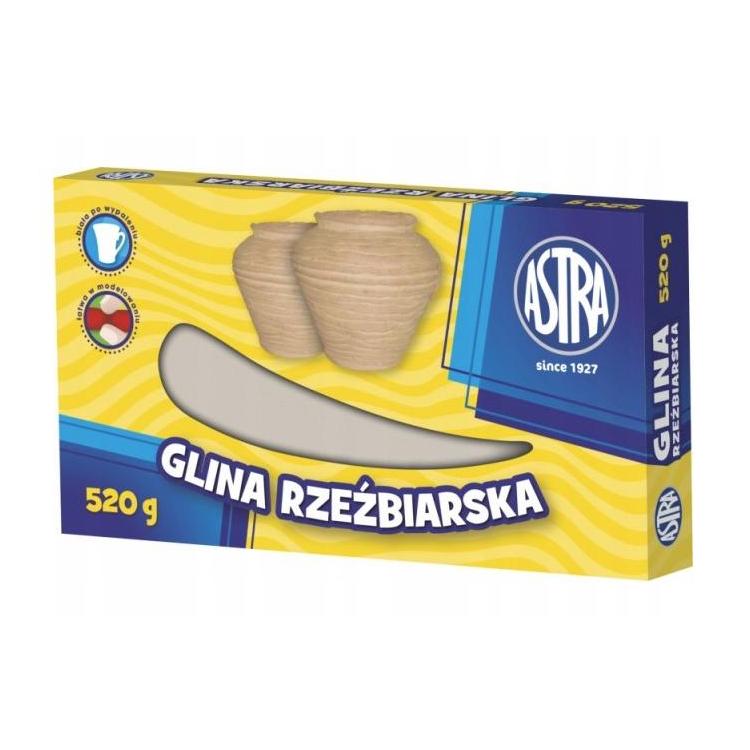 Glina rzeźbiarska 520g ASTRA