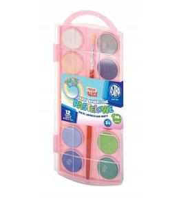 Farby akwarelowe pastel 12 kolorów ASTRA