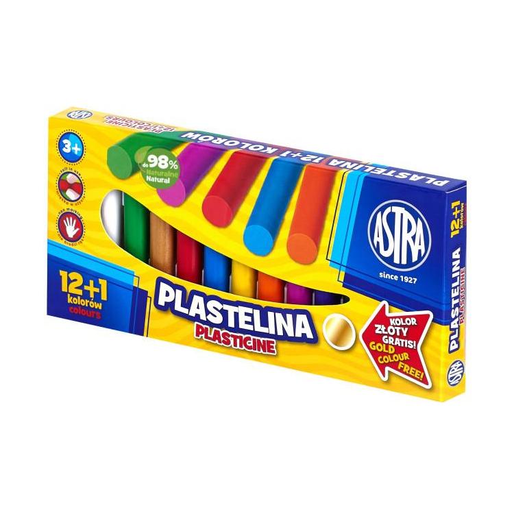 Plastelina 12+1 kolorów ASTRA