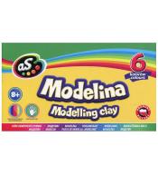 Modelina szkolna 6 kolorów AS