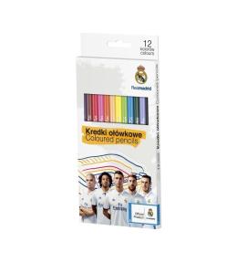 Kredki ołówkowe 12 kolorów Real Madryt ASTRA
