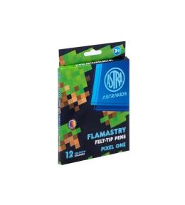 Flamastry okrągłe Pixel One 12 kolorów ASTRA