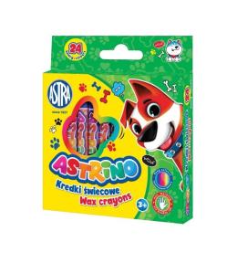 Kredki świecowe 24 kolory Astrino ASTRA