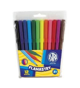 Flamastry 12 kolorów ASTRA