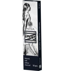 Węgiel naturalny rysunkowy 3-6mm 10szt ASTRA