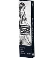 Węgiel naturalny rysunkowy 3-6mm 10szt ASTRA