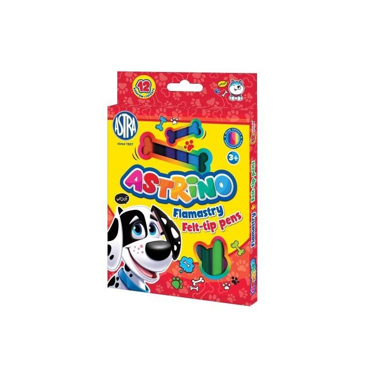 Flamastry 12 kolorów Astrino ASTRA
