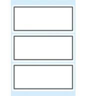 Naklejki szkolne białe 18szt