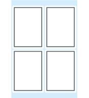 Naklejki szkolne białe 24szt