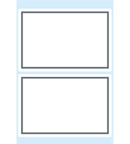 Naklejki szkolne białe 12szt