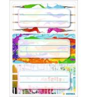 Naklejki szkolne - Farby 9szt