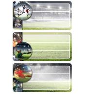 Naklejki szkolne - Piłkarze 9szt