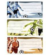 Naklejki szkolne - Piłkarze 9szt