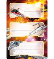 Naklejki szkolne - Kosmos 6szt