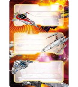 Naklejki szkolne - Kosmos 6szt