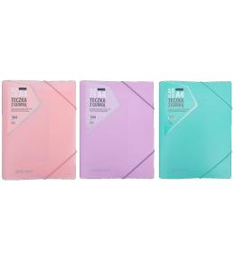 Teczka z gumką PP pastel mix ASTRAPAP