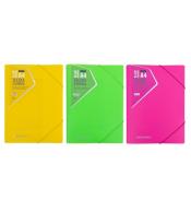 Teczka z gumką PP neon mix ASTRAPAP
