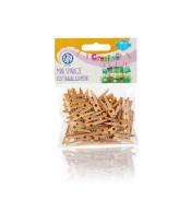 Spinacze drewniane 50szt Rustykalne klamerki ASTRA