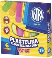 Plastelina fluorescencyjna 6 kolorów ASTRA