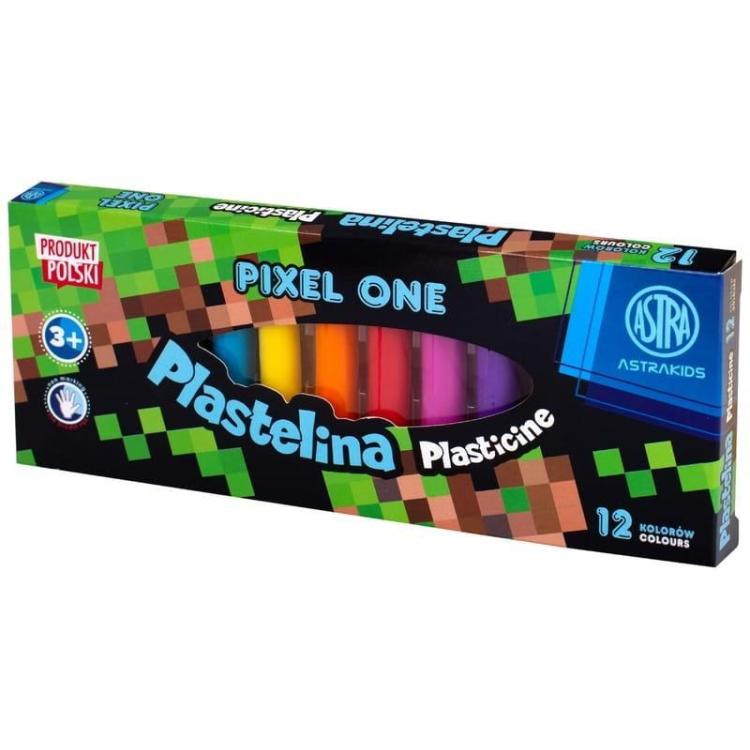 Plastelina Pixel One 12 kolorów ASTRA