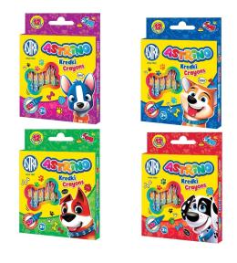 Kredki grafitowe 12 kolorów Astrino ASTRA