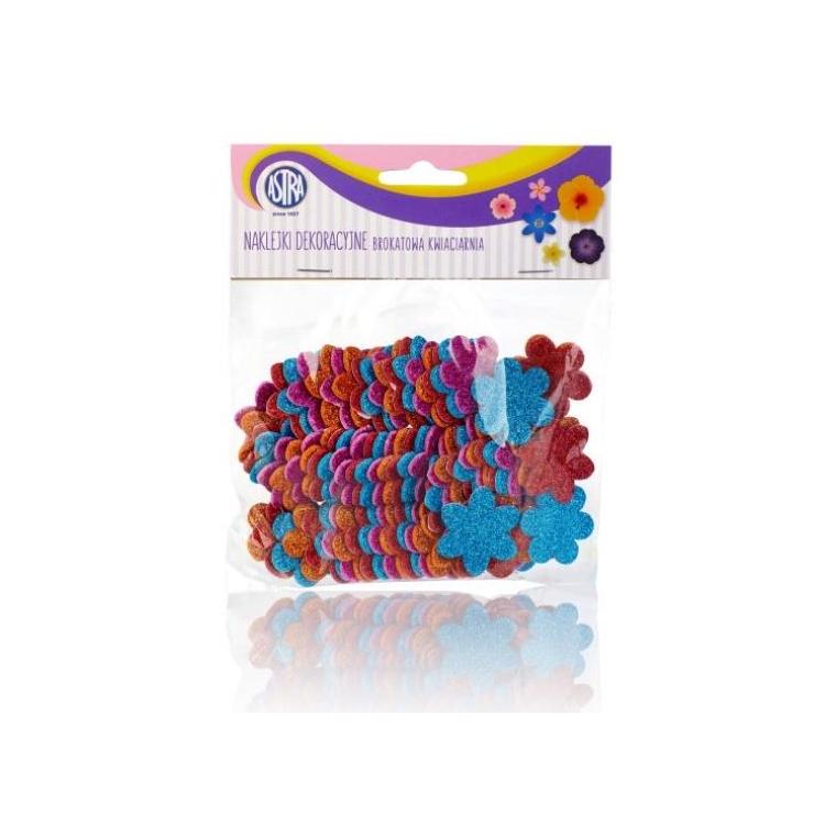 Naklejki piankowe -brokatowa kwiaciarnia ASTRA